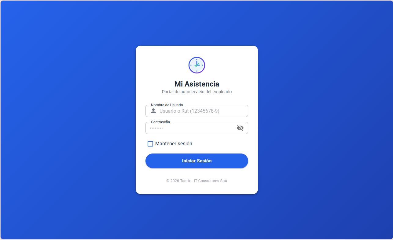 Login Mi Asistencia
